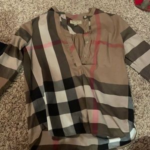 Burberry Tartan Blouse